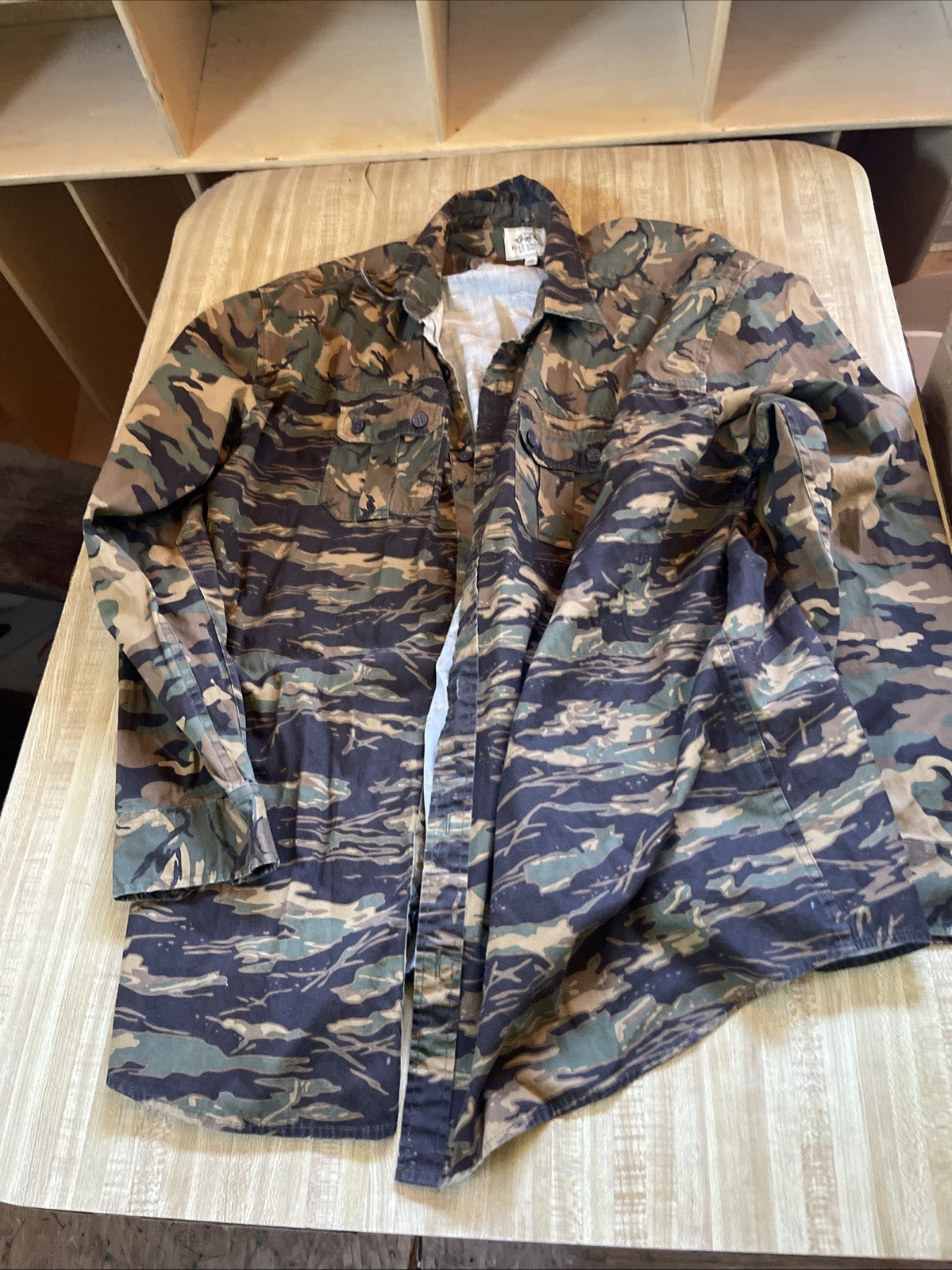 Ecko Unltd Camo Button Up 3XL 