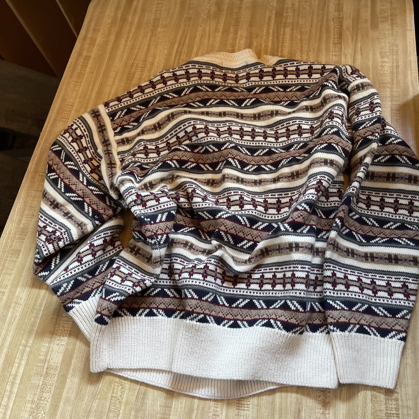 Vintage Woods & Gray Sweater Medium 