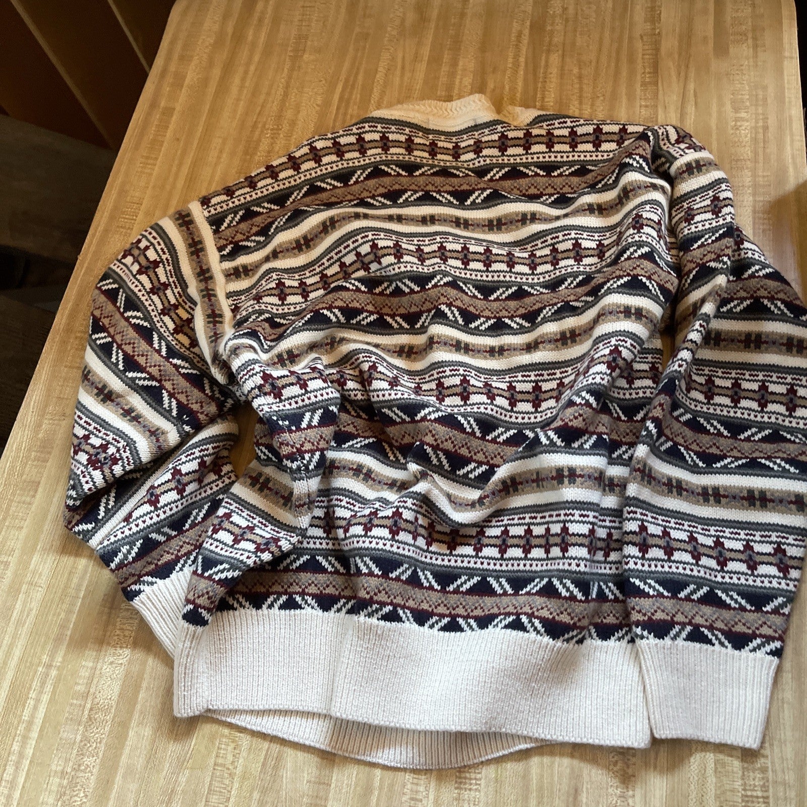 Vintage Woods & Gray Sweater Medium 