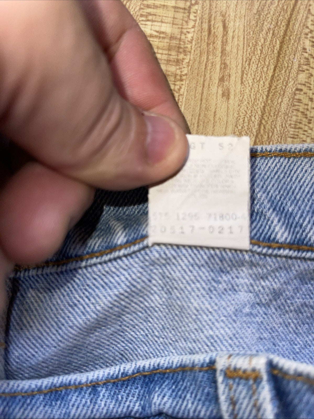 Vintage Levi’s 517 Made In USA 38/30 Orange Tab