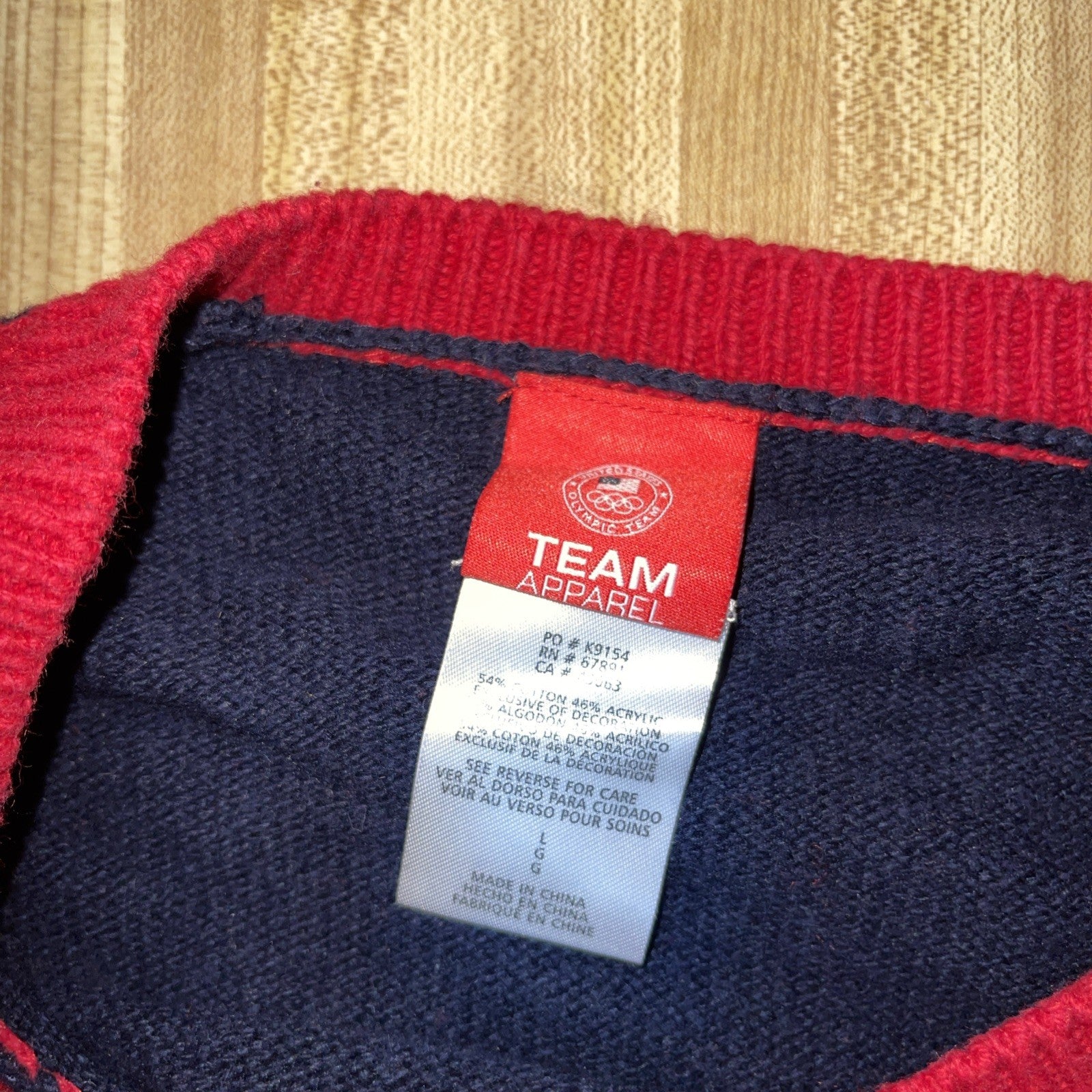Team USA Team Apparel Sweater Large 