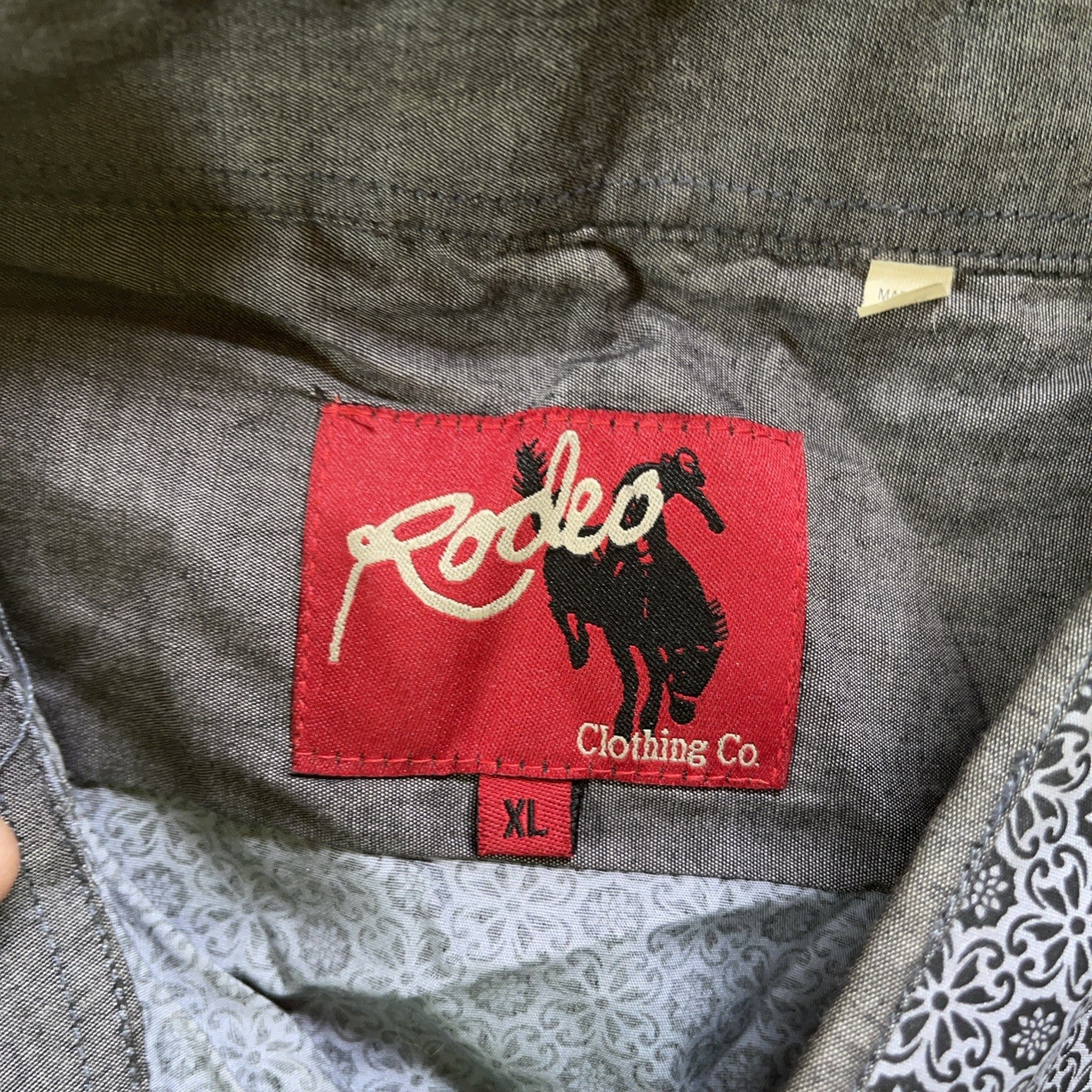 Rodeo Clothing Co Pearl Snap XL