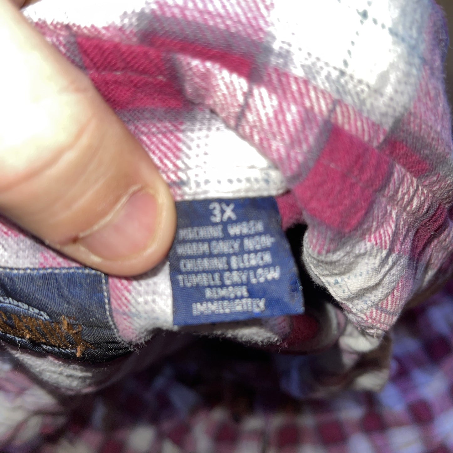 saugatuck flannel shirt 3X