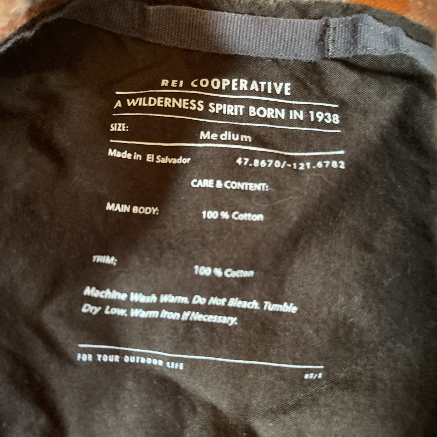 REI Cooperative Flannel Medium 
