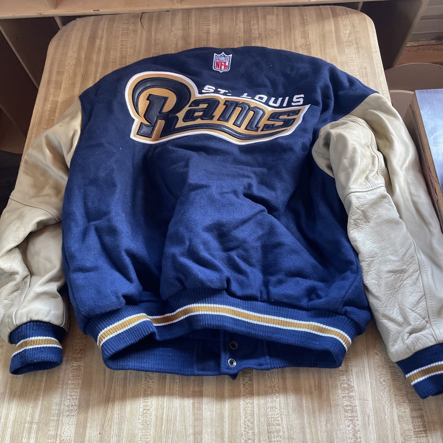 Vintage Team Nike St Louis Rams Varsity Jacket Medium 
