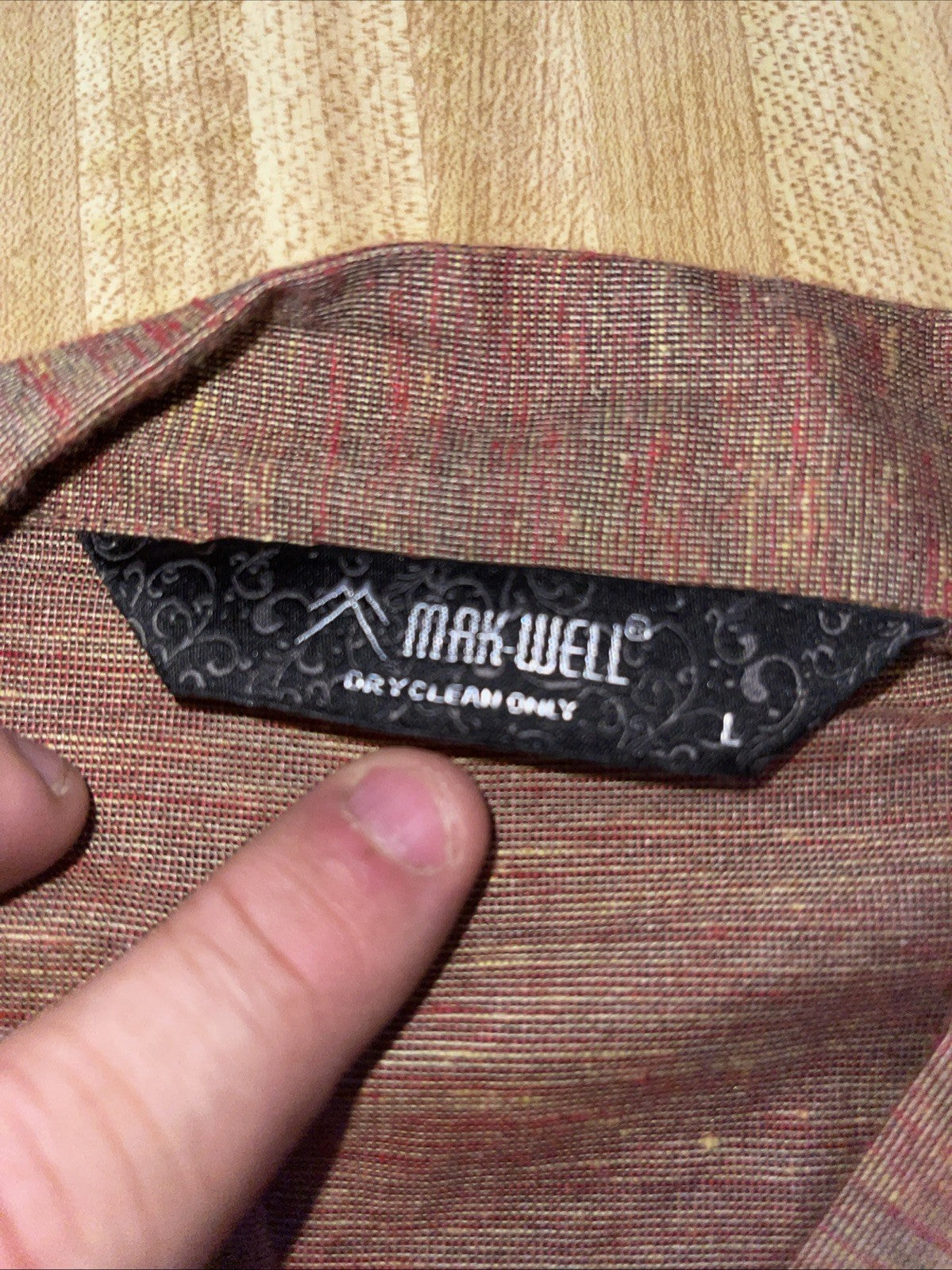 Mak-well Shirt Dress Large