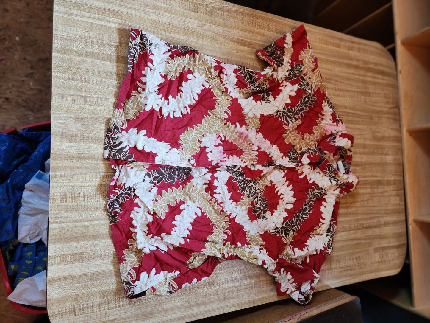 go barefoot hawaiian shirt 2xl