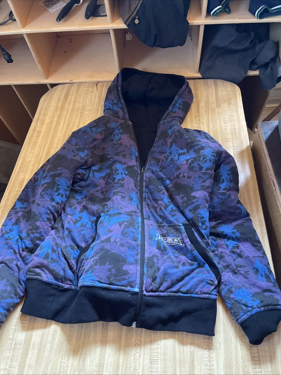 Reversible Heroes Of The Storm Hoodie Large Full Zip