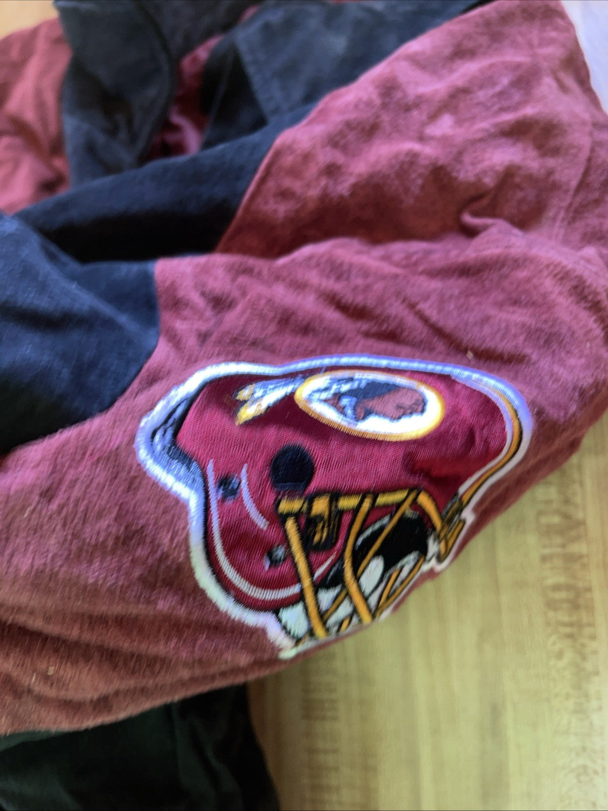 Washington Redskins Suede Varsity Jacket Large