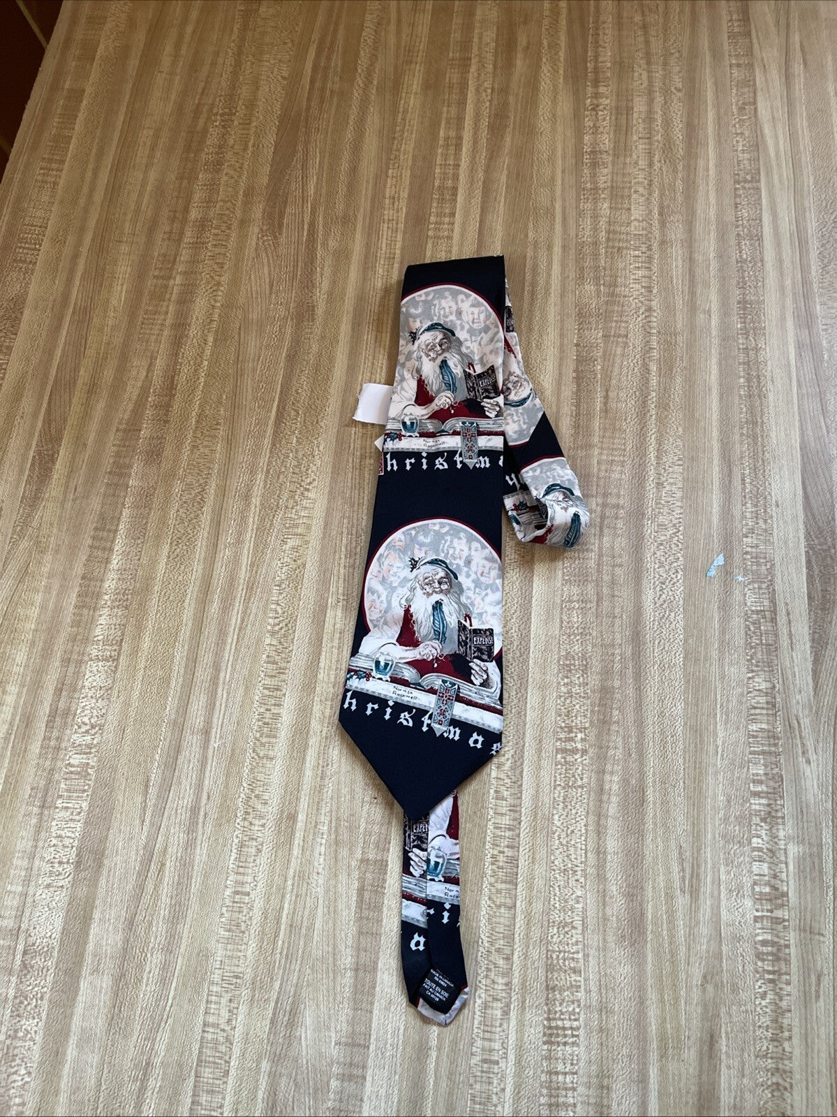 NOS Norman Rockwell Santa Tie