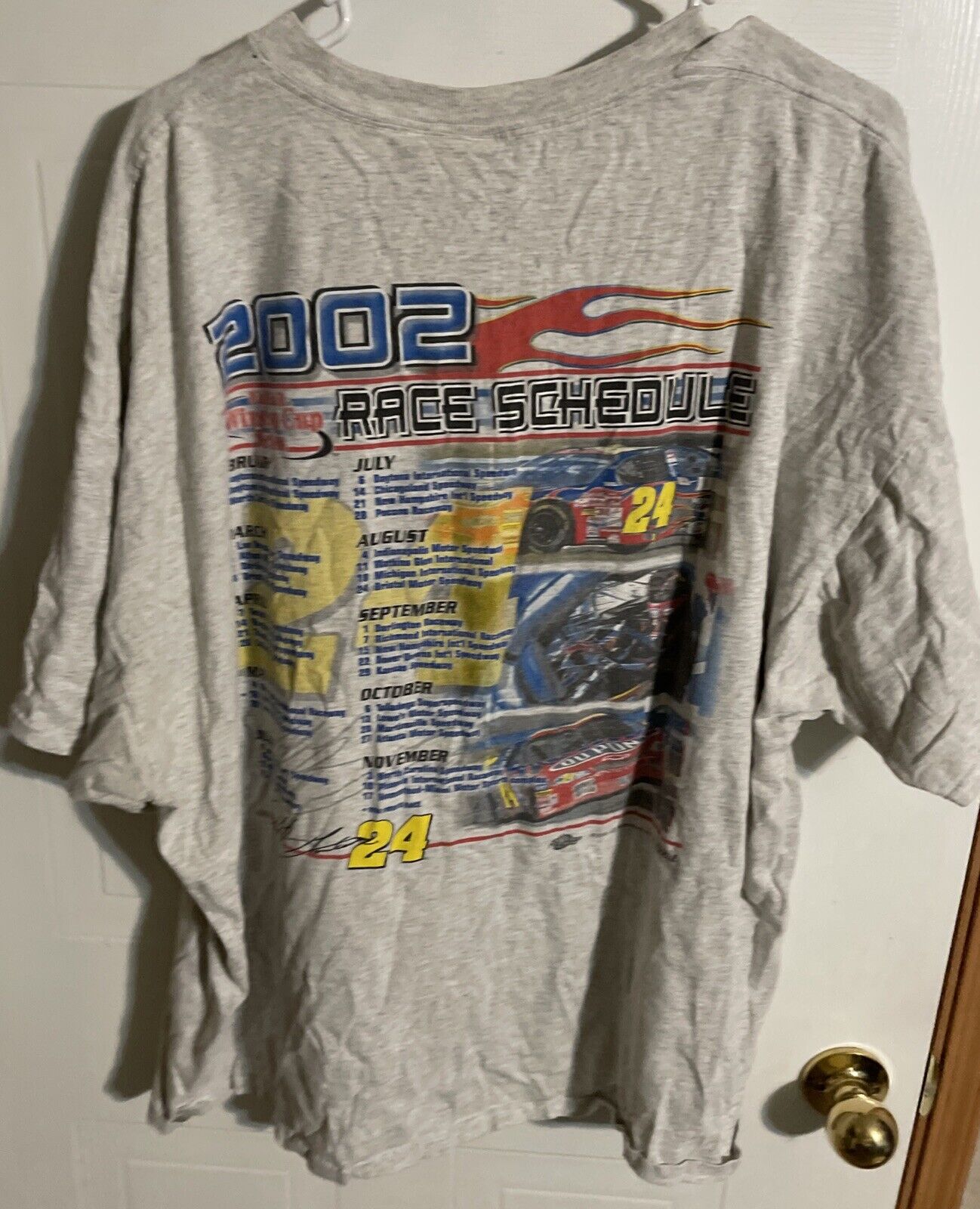 Vintage Competitors View Jeff Gordon T Shirt 2002 3XL 