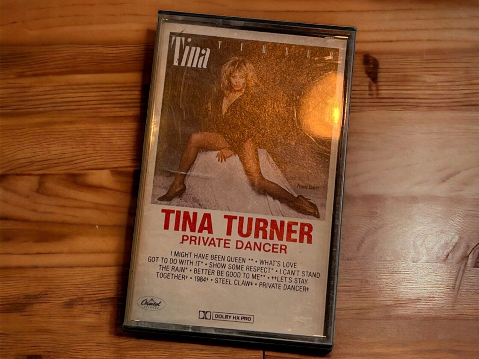 TINA TURNER Private Dancer Cassette Tape 1984 Capitol Records Funk R&B
