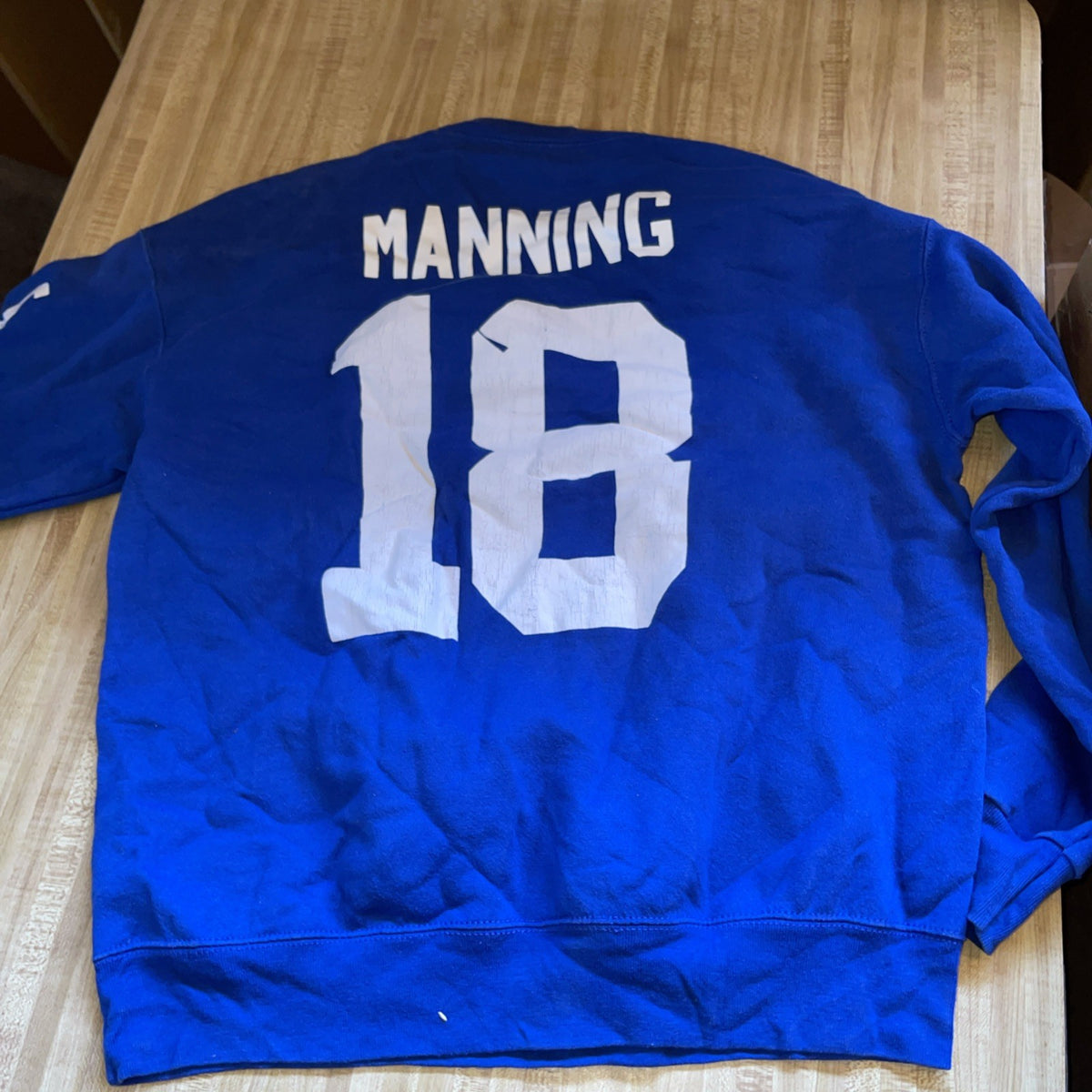 Indianapolis Colts Peyton Manning Sweatshirt Large 
