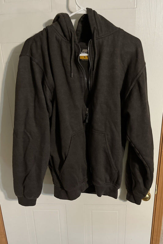 Berne Full Zip Hoodie Large 
