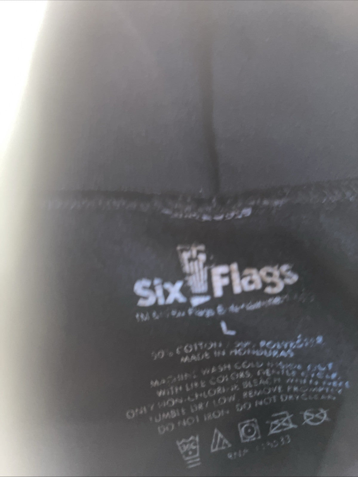 Six Flags Fright Fest Hoodie Large 
