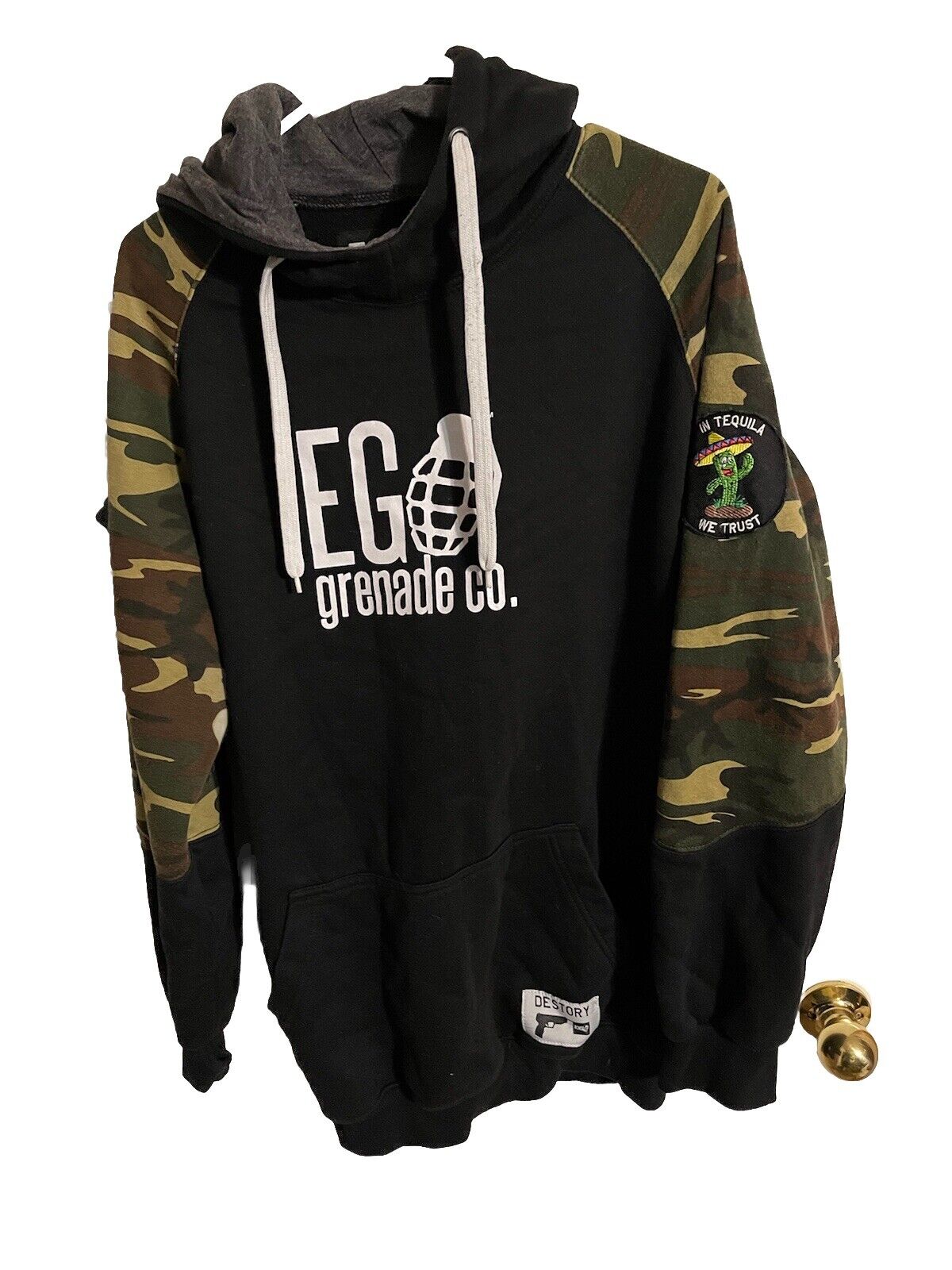 EG Enola Gaye Grenade Co Limited Edition Tequila Hoodie LT