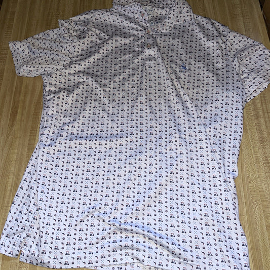 Tailorbyrd Polo Medium AOP