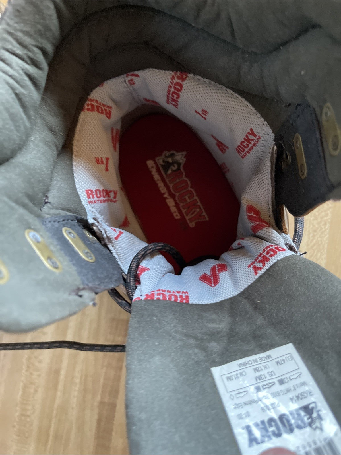 Rocky Energy Bed Boots Size 13