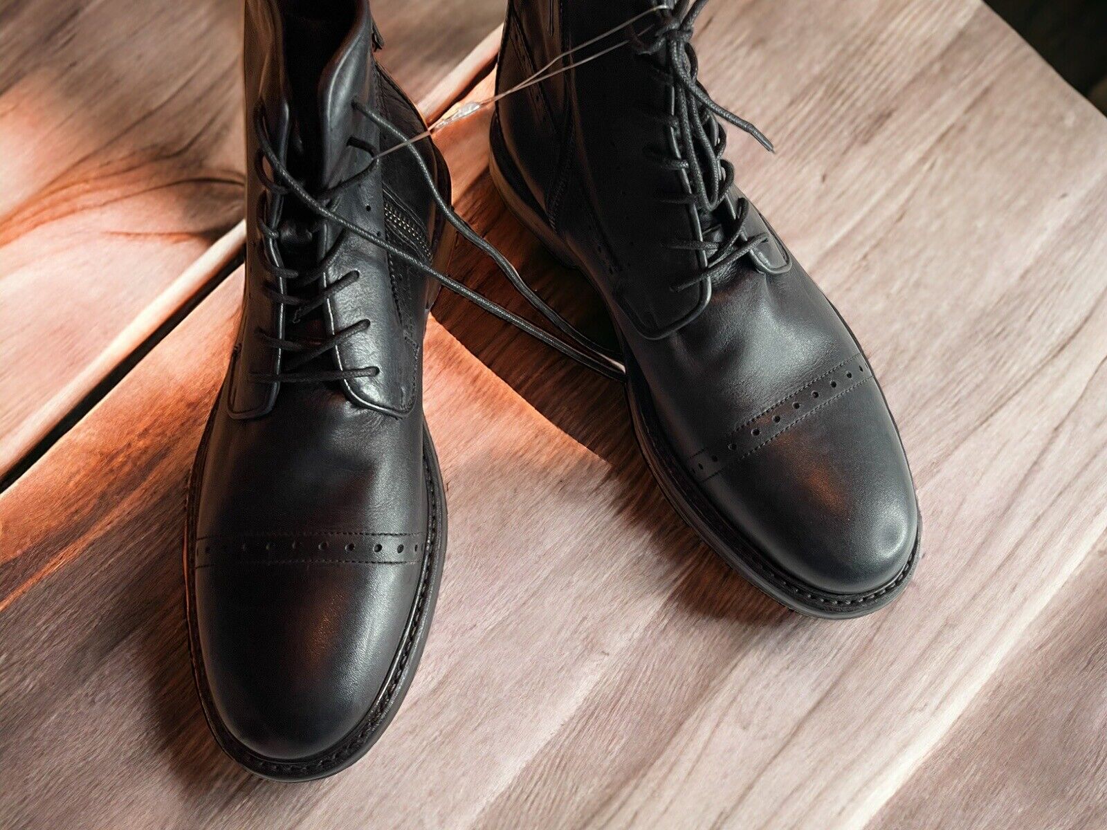 Frye Lace Up Side Zip Boots 9.5