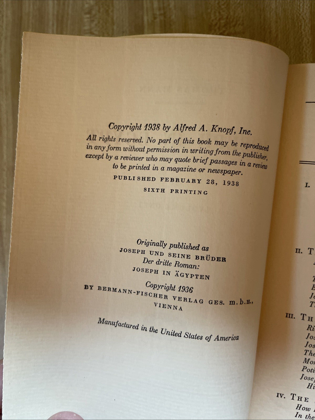 Joseph In Egypt Hardcover 