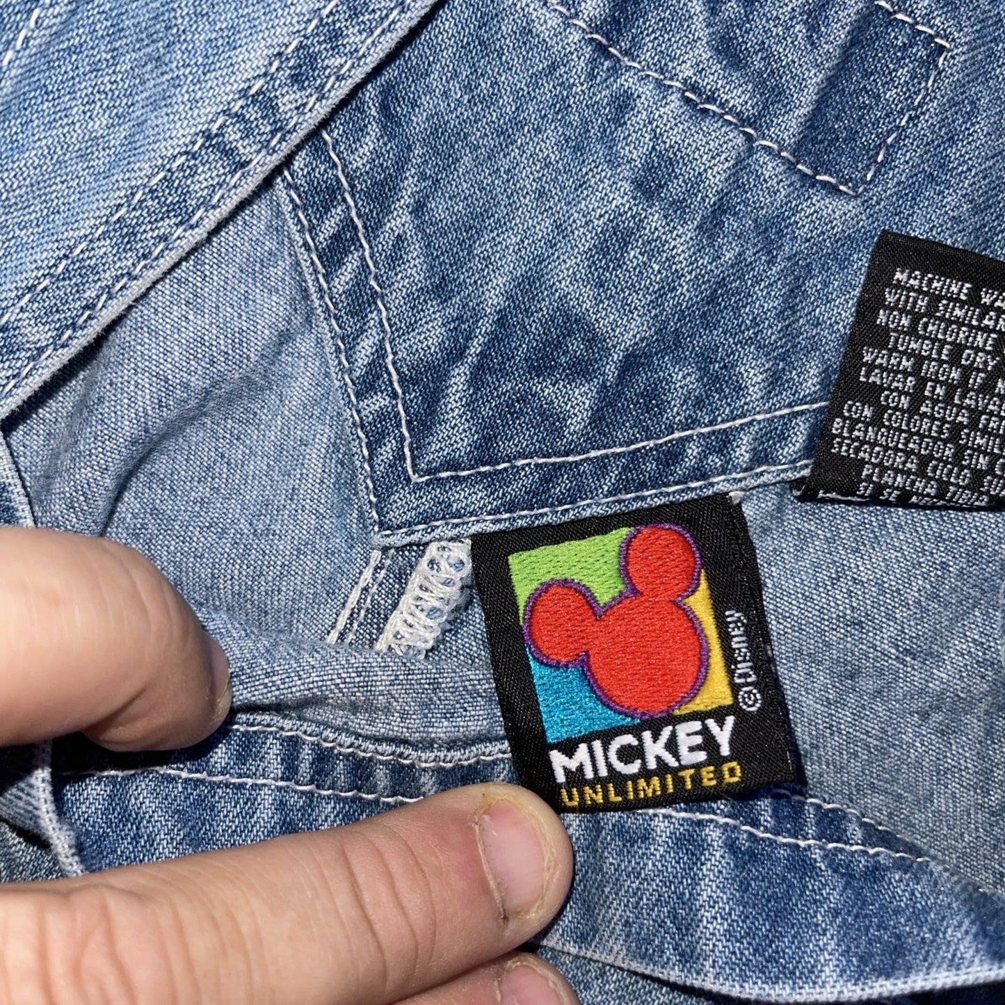 Vintage Mickey Unlimited Overalls XL