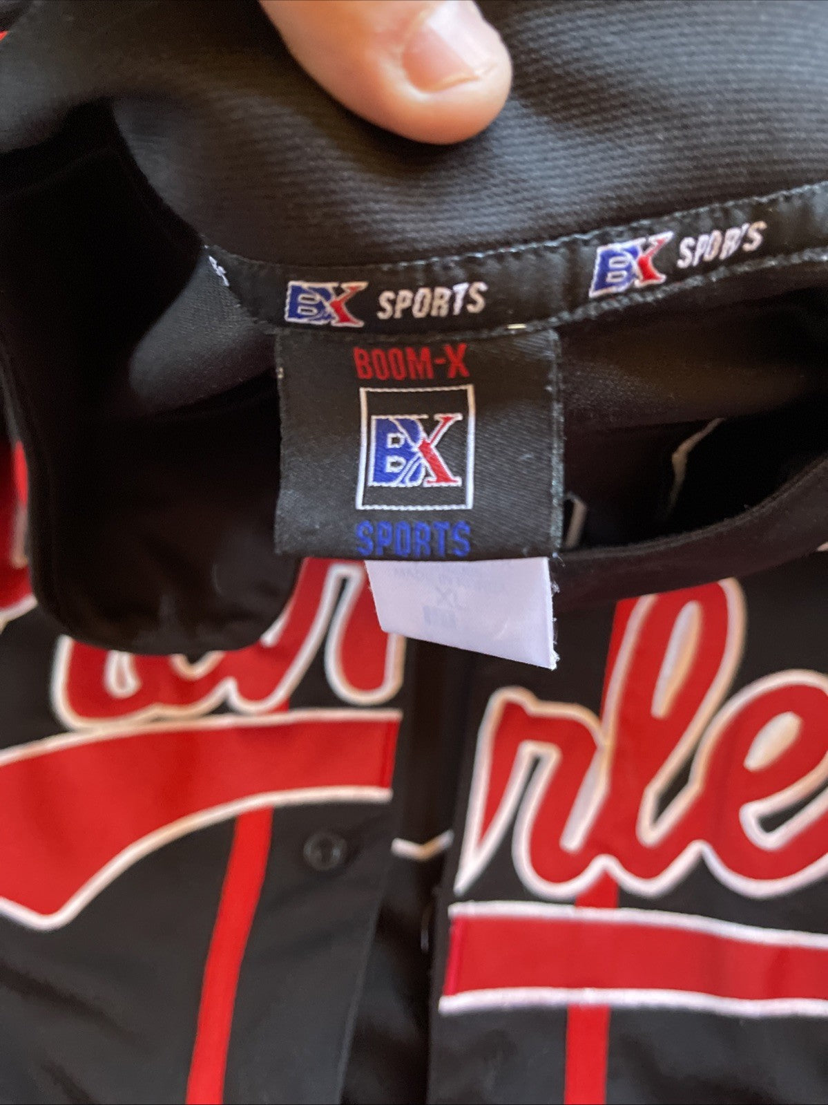 Boom X Sports Harlem Baseball Jersey XL