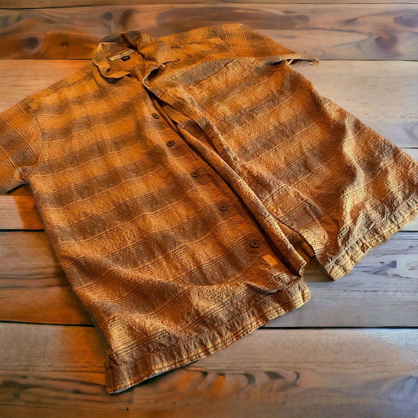 Tommy Bahama Silk Shirt Medium 