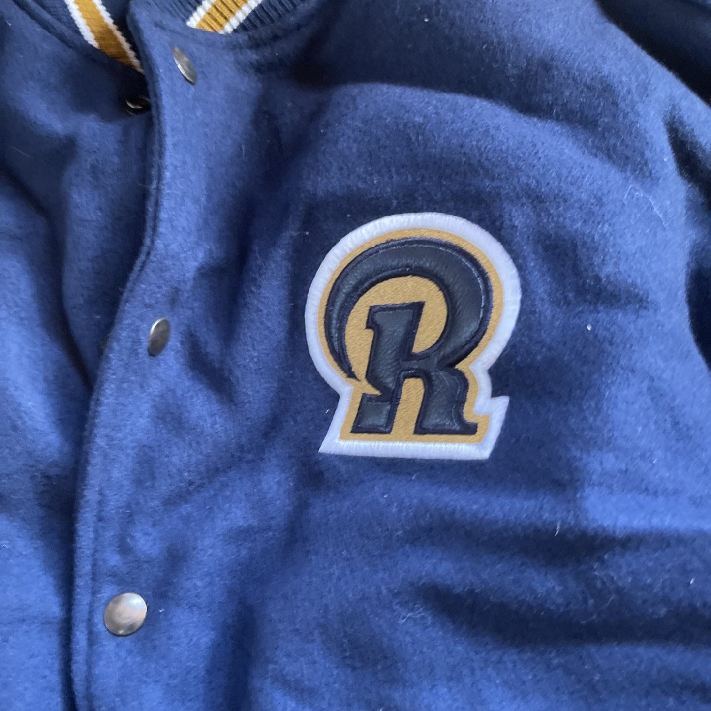 Vintage Team Nike St Louis Rams Varsity Jacket Medium 