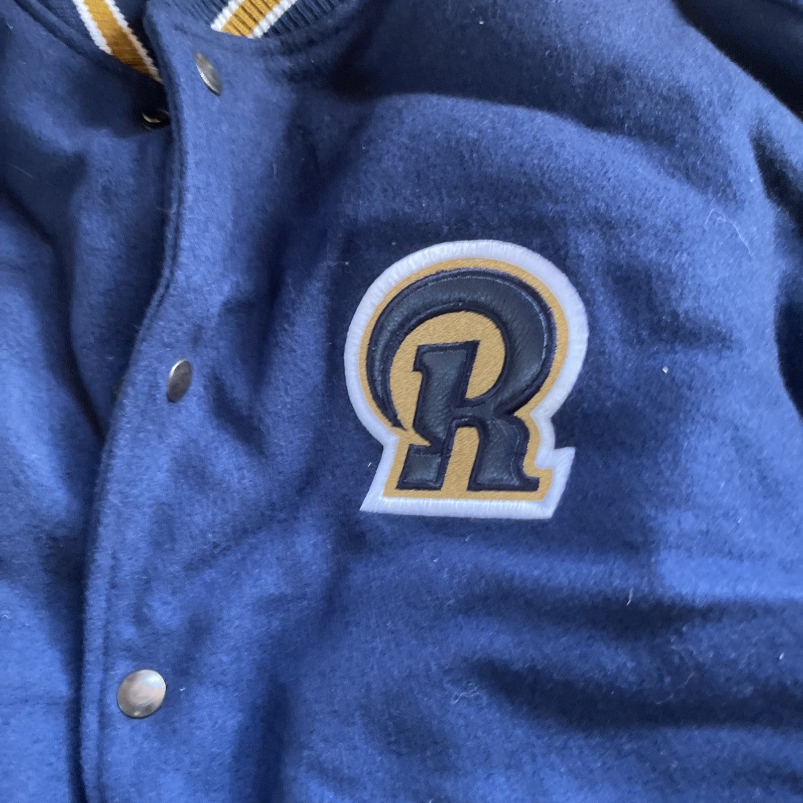 Vintage Team Nike St Louis Rams Varsity Jacket Medium 