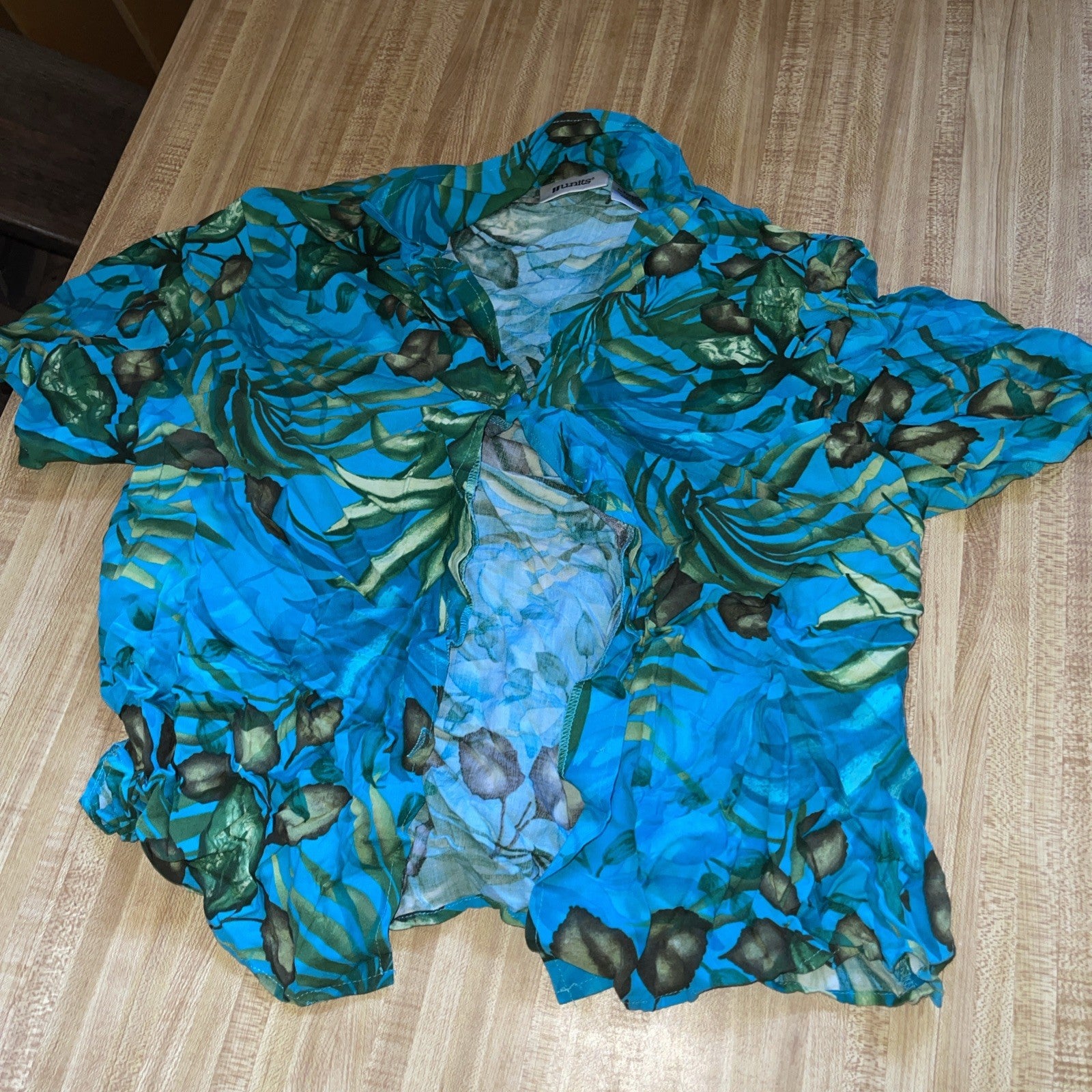 Units Rayon Hawaiian Shirt XL Women’s 