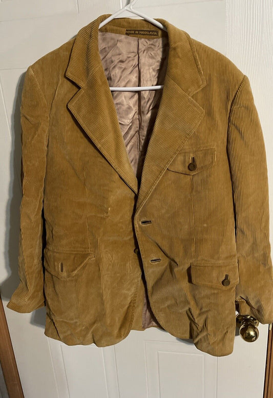 Vintage Silton Corduroy Coat 42