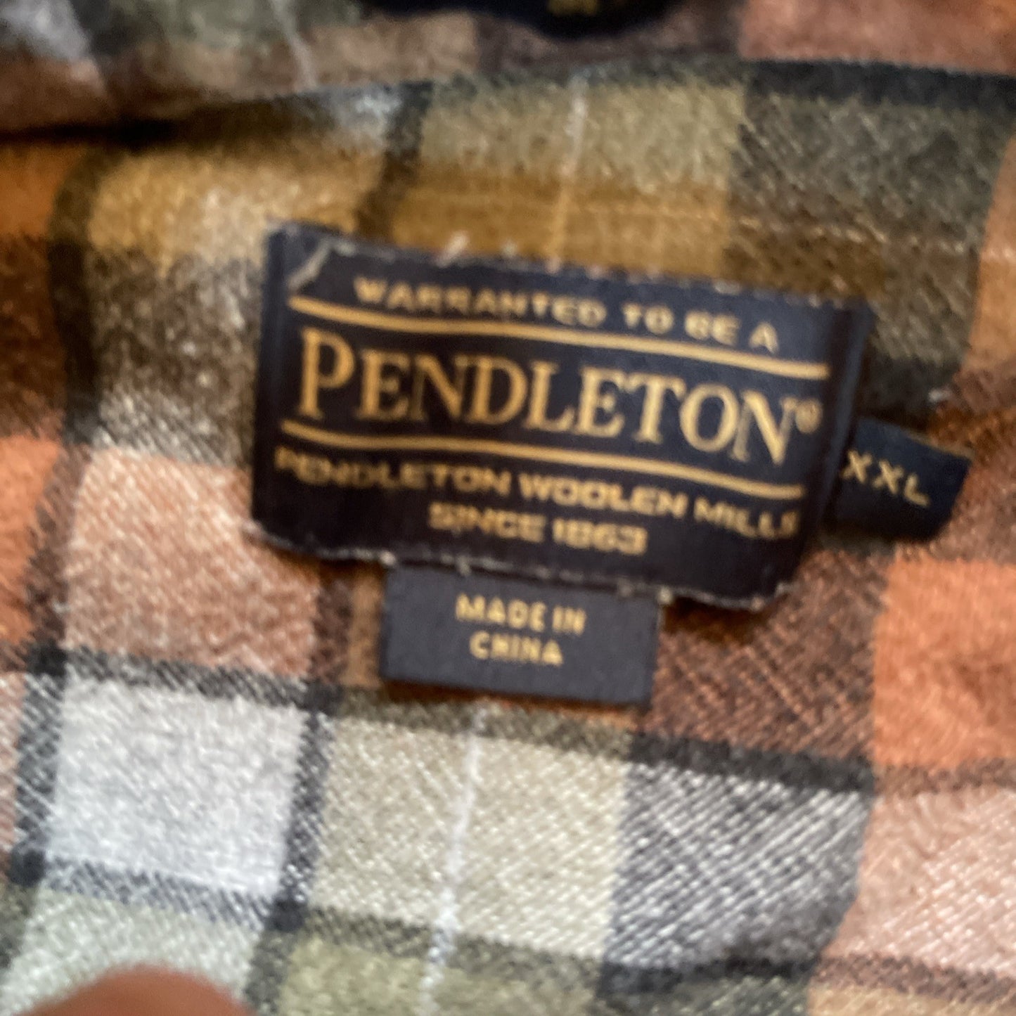 Pendleton Mason Flannel XXL 