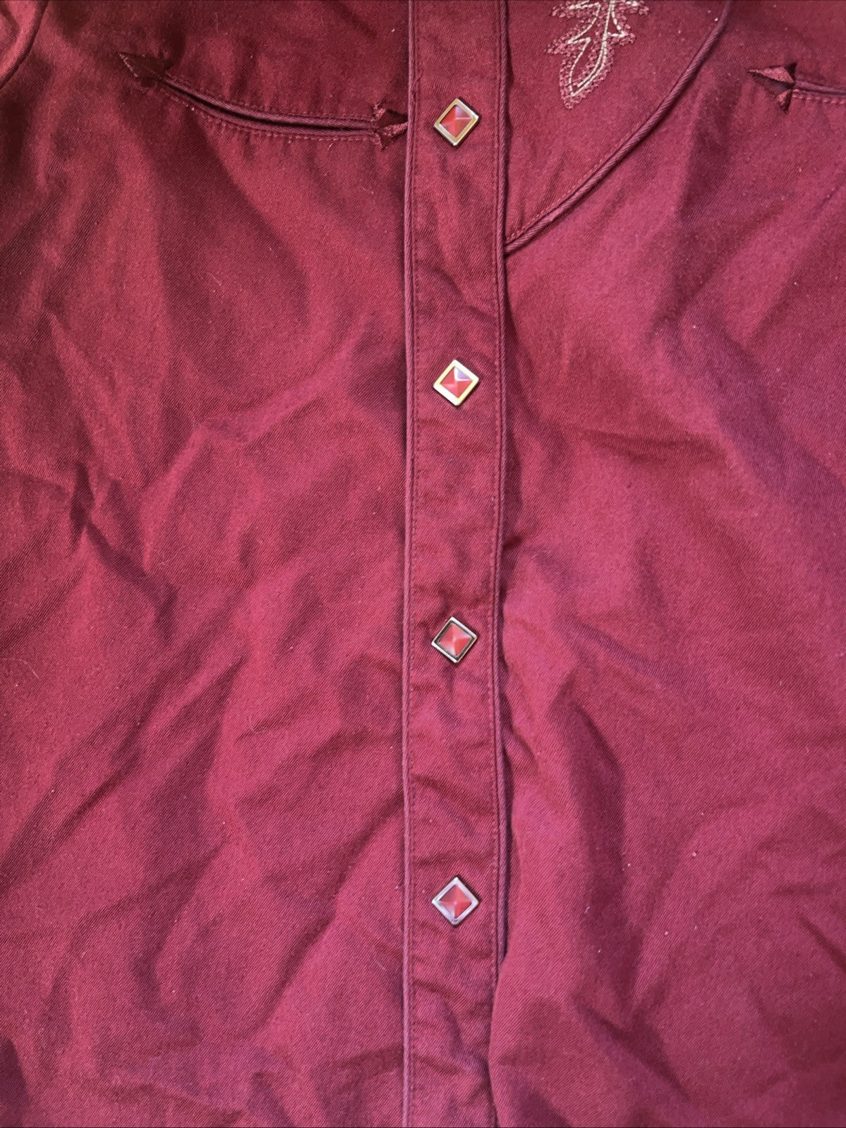 scully pearl snap western shirt Medium Gunslinger 