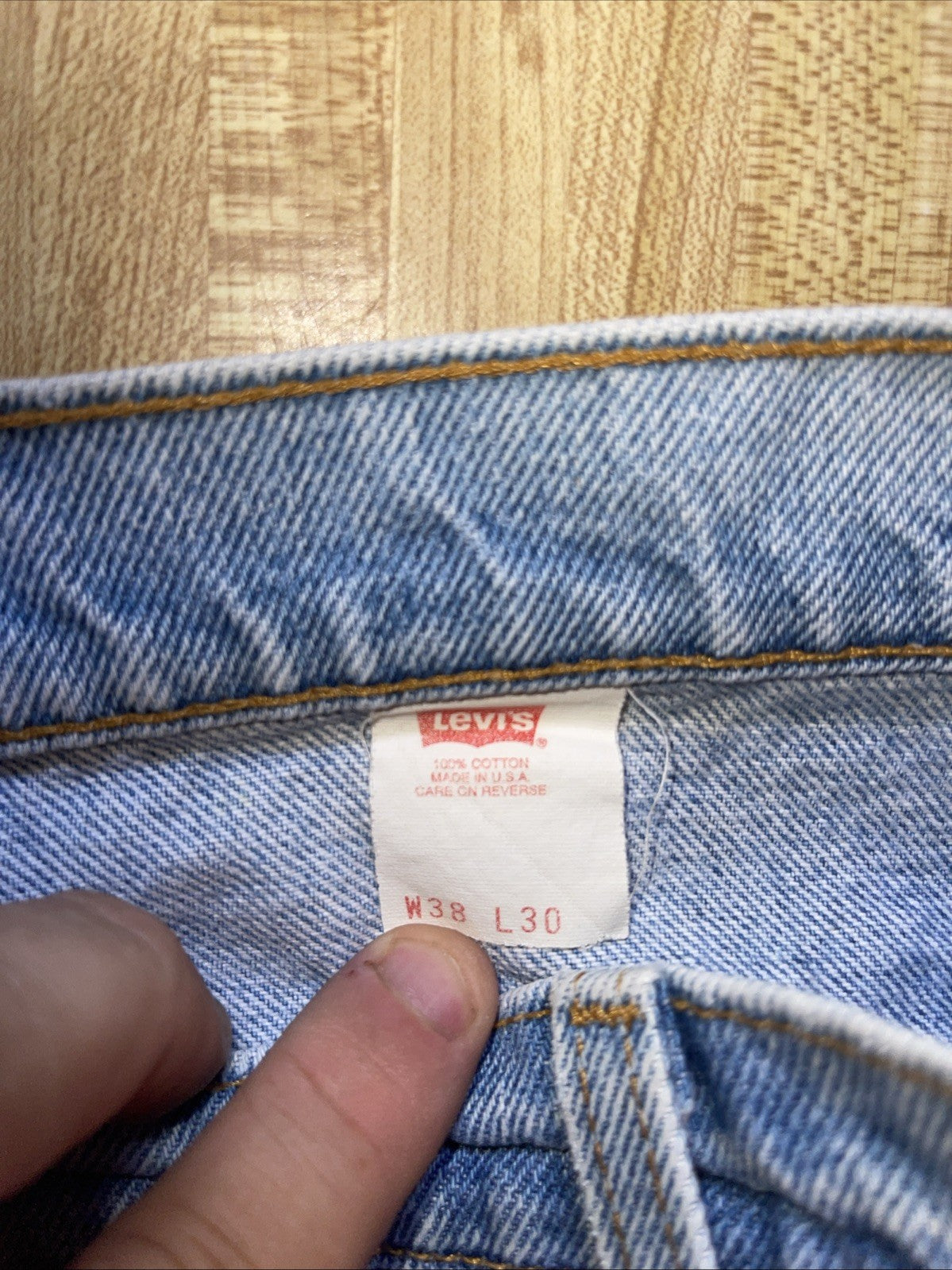 Vintage Levi’s 517 Made In USA 38/30 Orange Tab