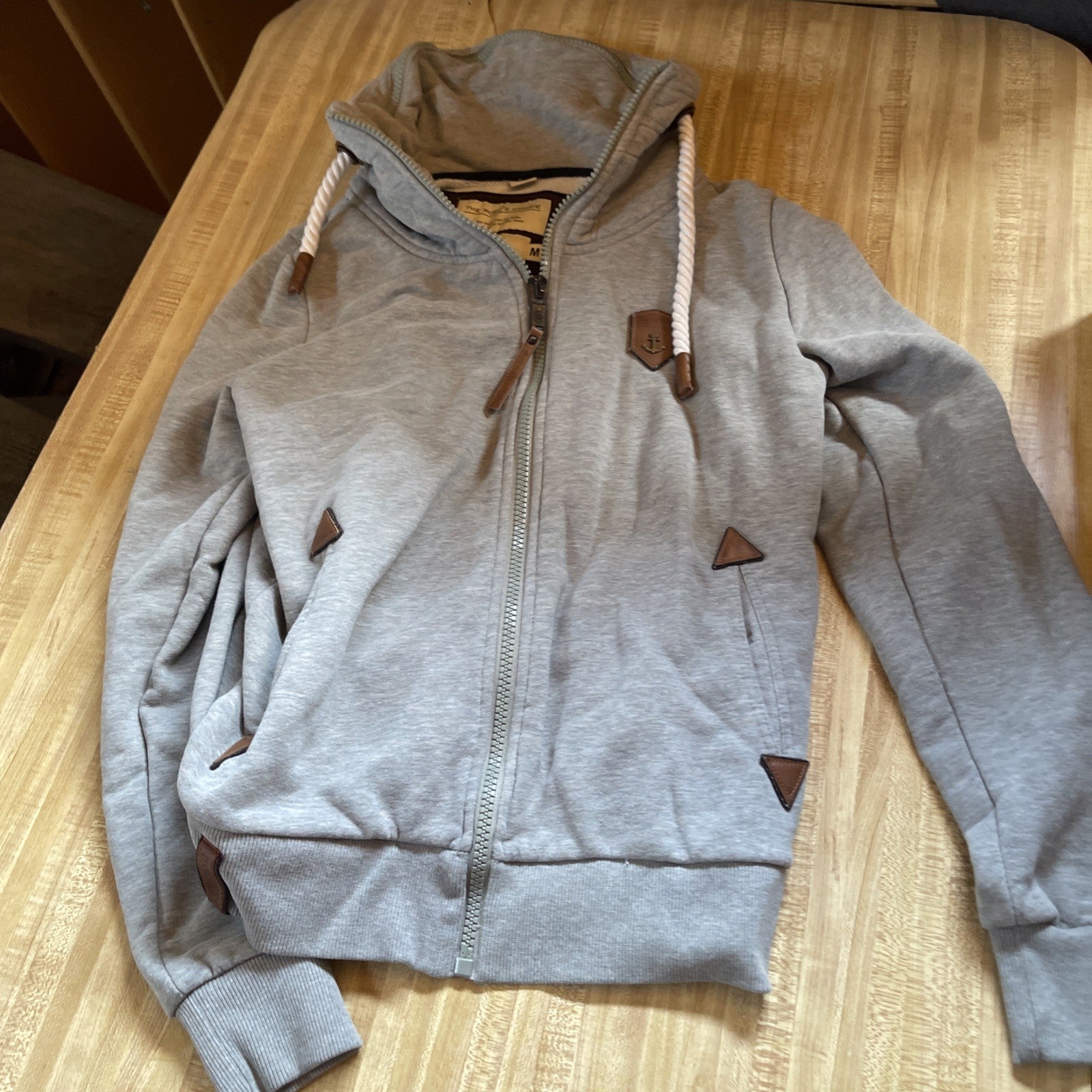 Naketano The Poets Choice Full Zip Sweater Medium 