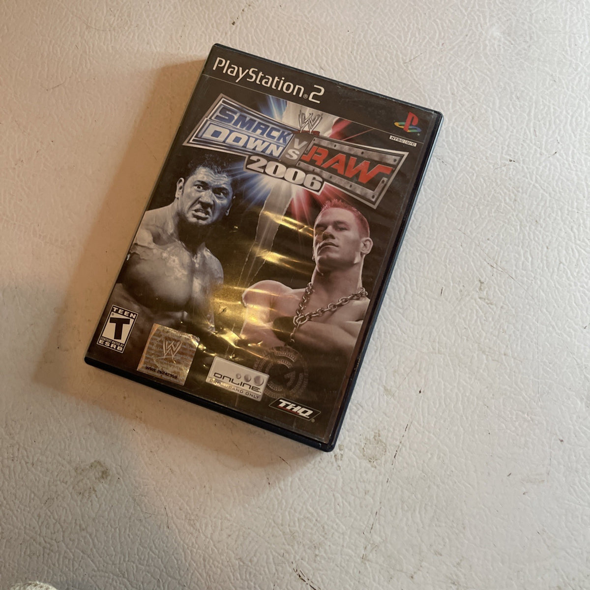 WWE SmackDown vs. Raw 2006 (Sony PlayStation 2, 2005) No Manual