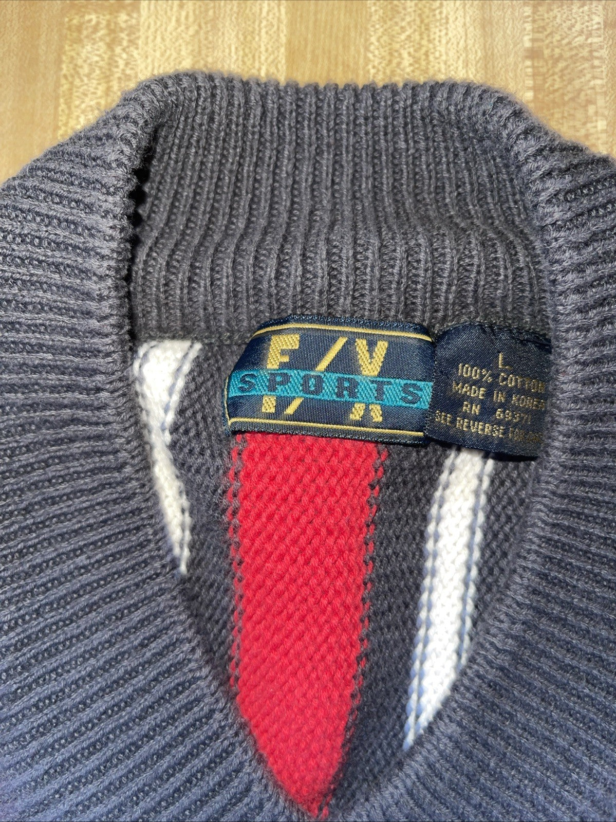 Vintage FX Sports Sweater Vest Large 