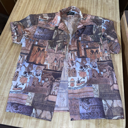 Vintage Squire Permanent Press Button Up Medium 