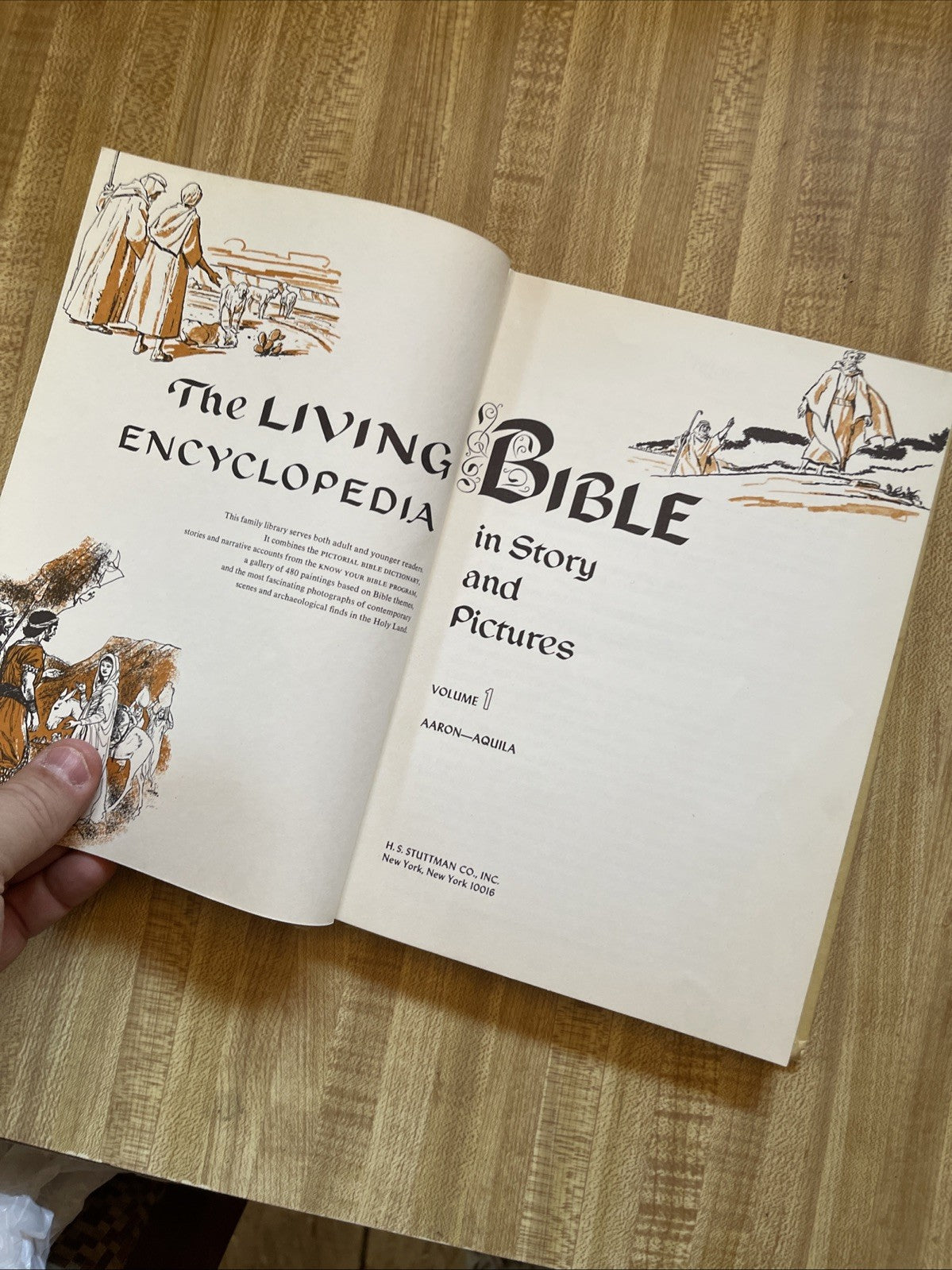 The Living Bible Encyclopedia In Story And Pictures Volume 1