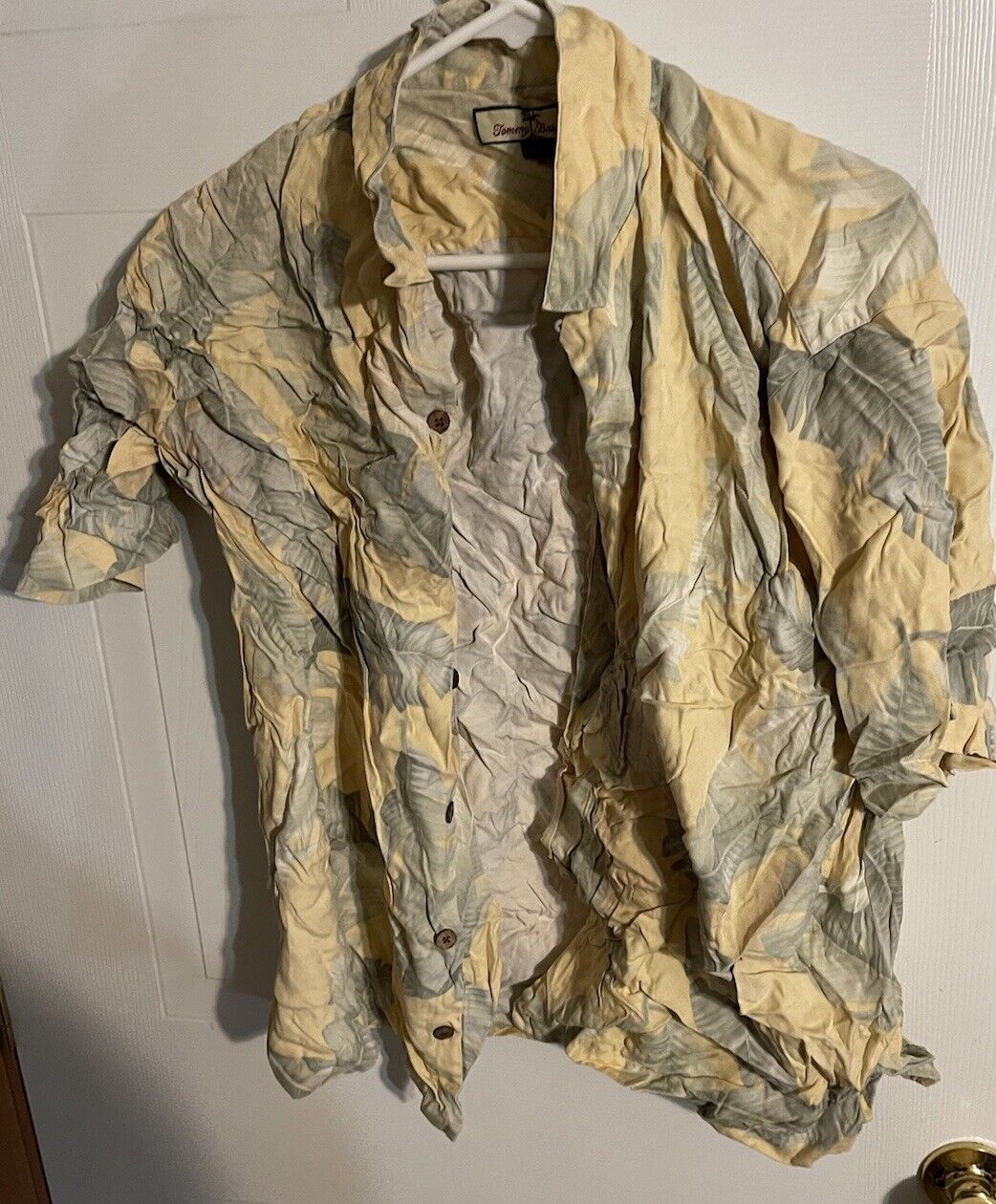 Tommy Bahama Silk Shirt Large 