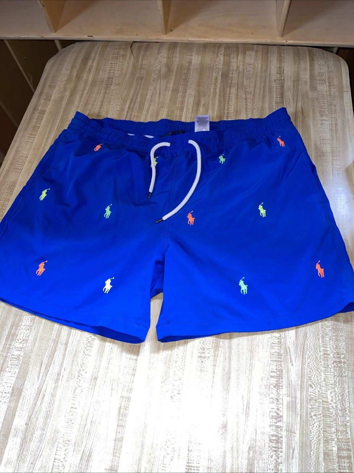 Polo Ralph Lauren Pony All Over Print Swim Trunks XL