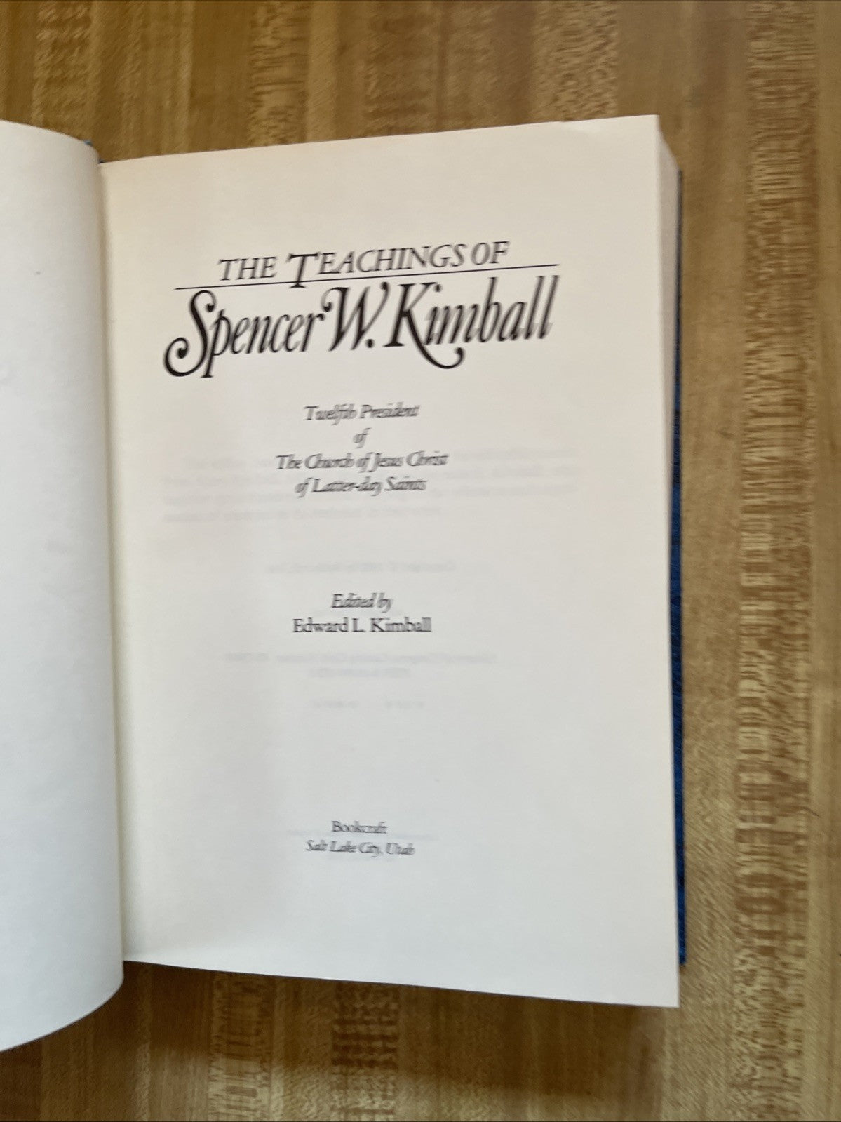 The Teachings Of Spencer W Kimball Hardcover 