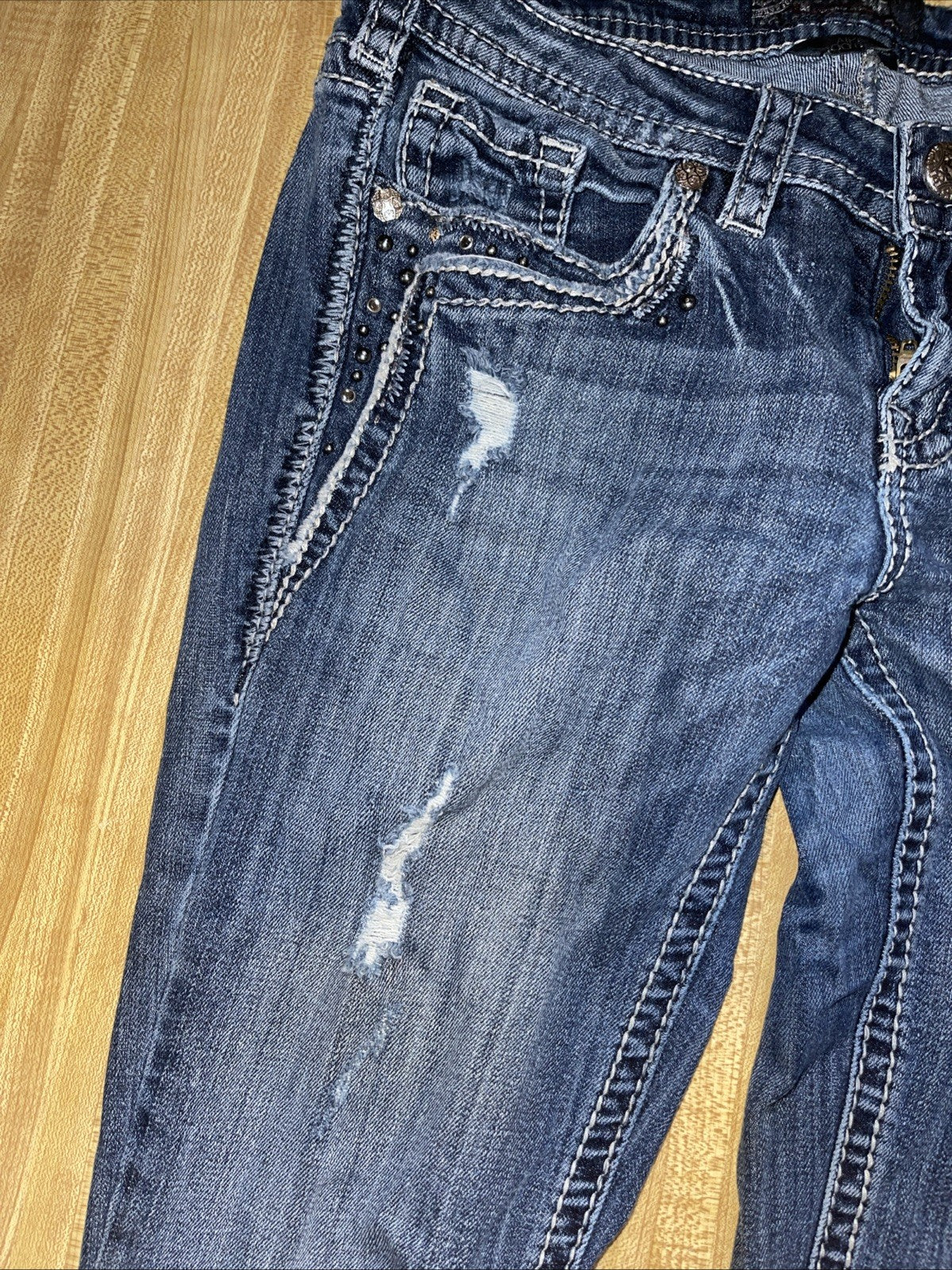 Silver Aiko Bootcut Jeans 28/33