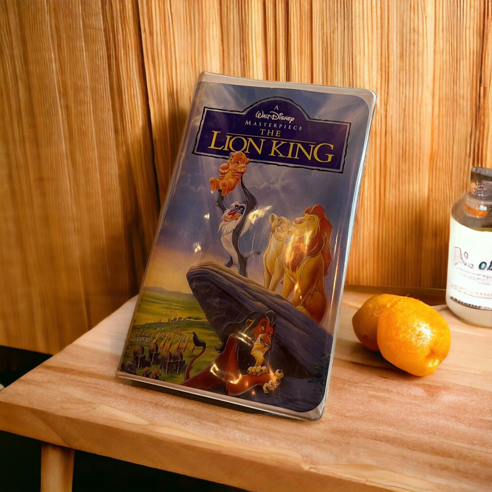 The Lion King Walt Disney's Masterpiece Collection VHS Tape  (1994) VTG VCR