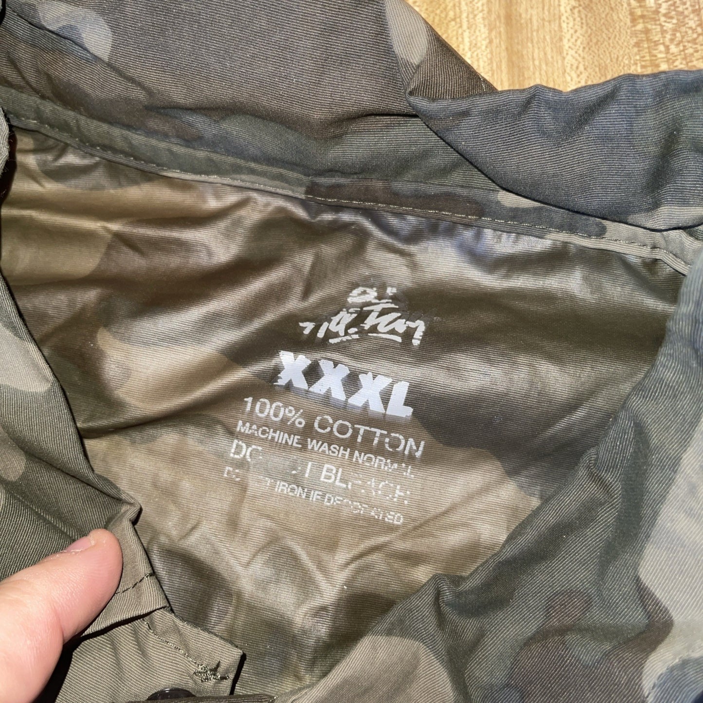 808 All Day Camo Windbreaker Jacket 3XL
