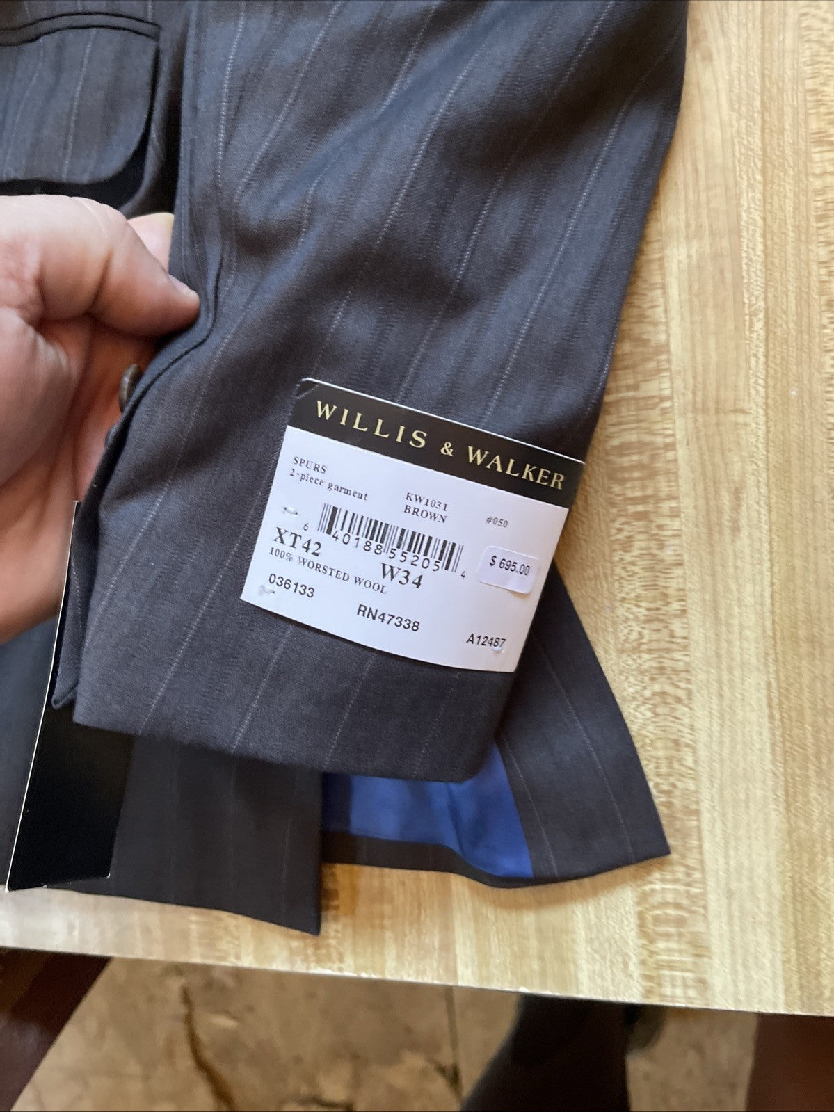 Willis & Walker Blazer 42XL NWT