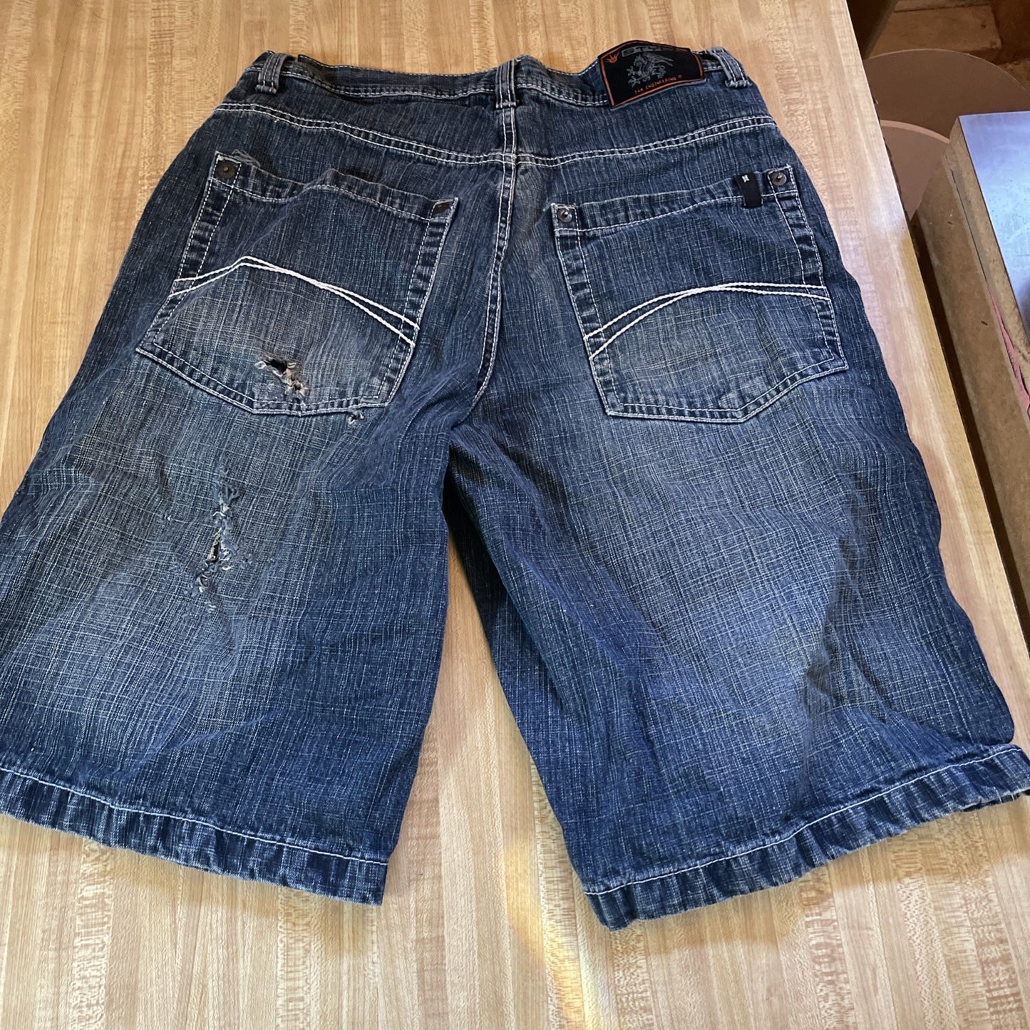 Stylo DNM Engineering Jorts 34 Distressed