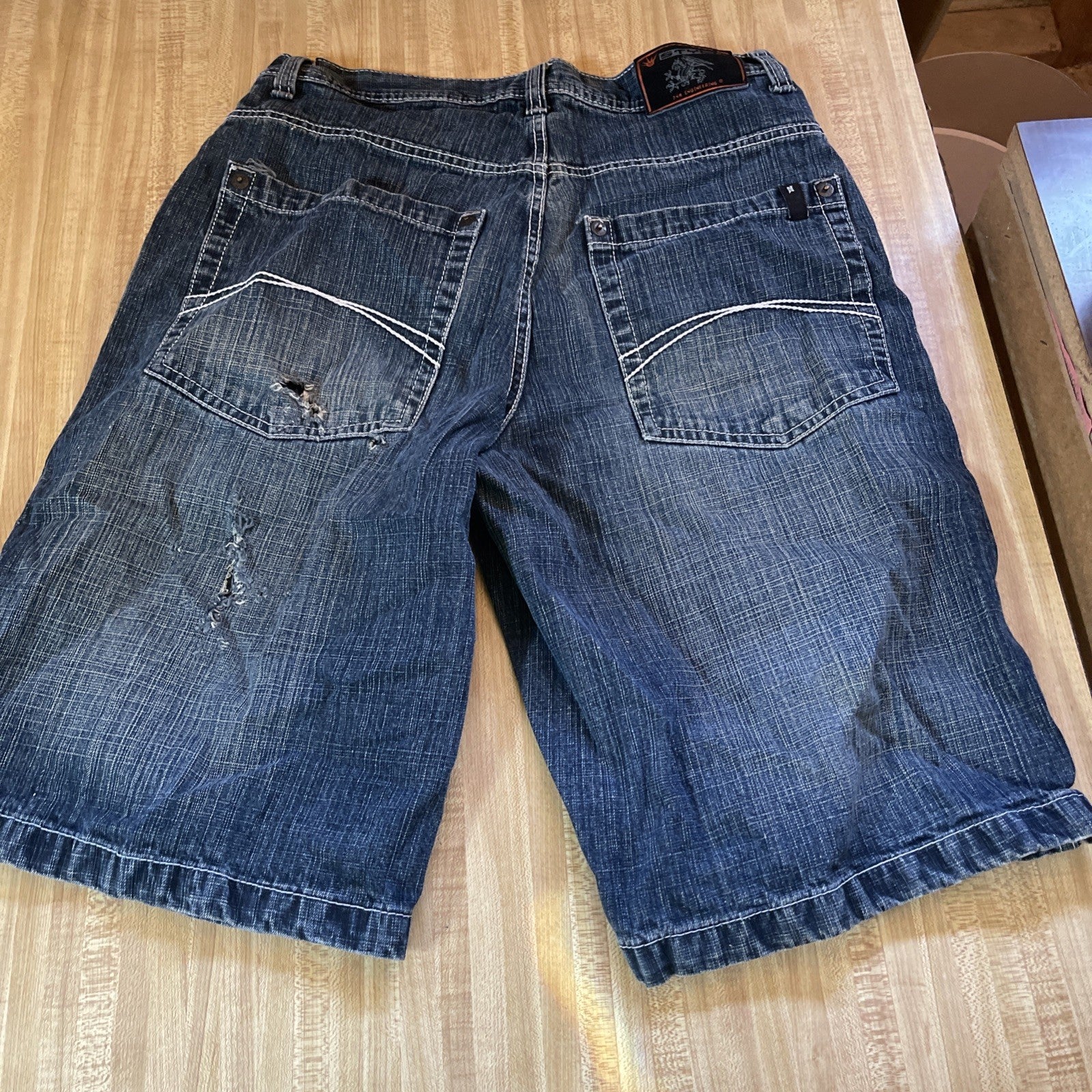 Stylo DNM Engineering Jorts 34 Distressed
