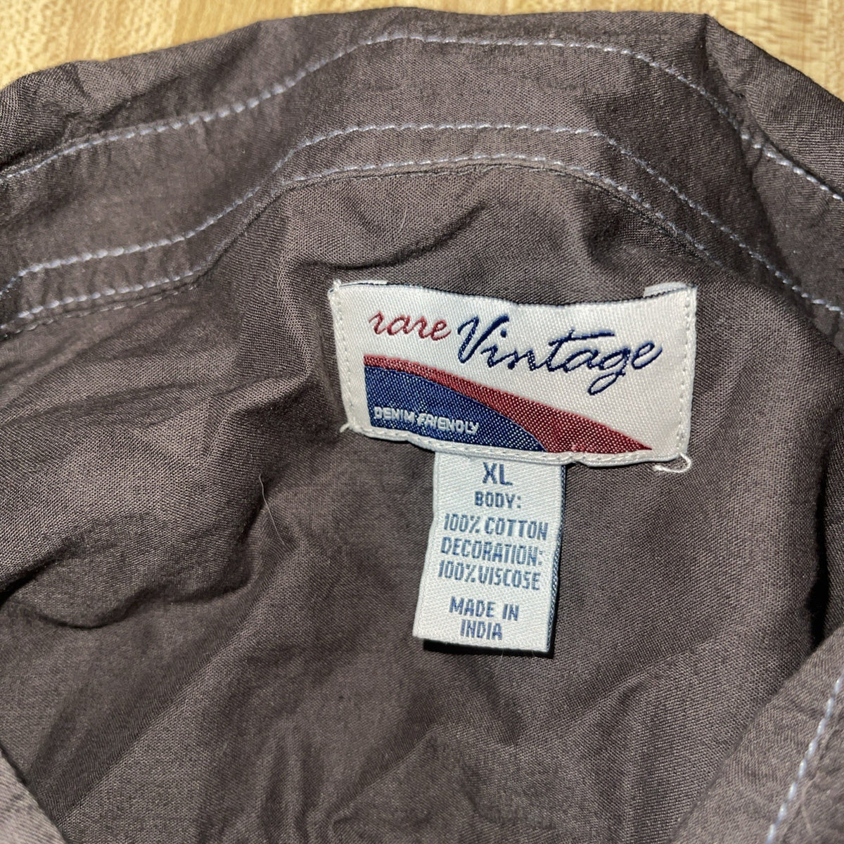 Rare Vintage Brand Button Up XL