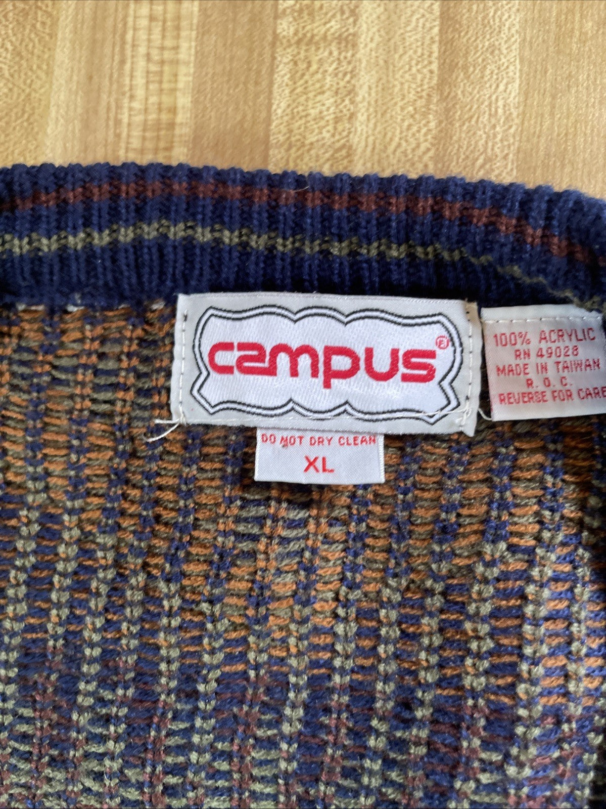 Vintage Campus Cardigan XL